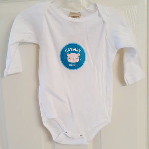 BABYWIT CRYBABY MEOMI L/S ONESIE SIZE 6-12 M NWT